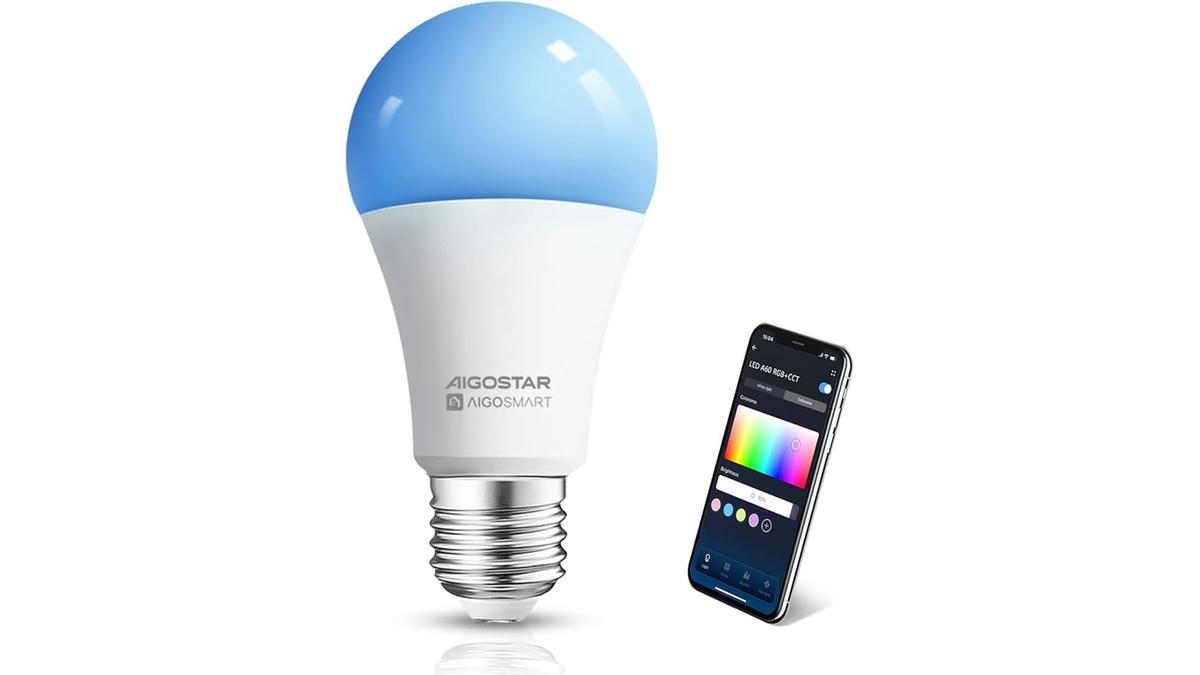 Aigostar Lampadina Alexa WiFi E27 9W Dimmerabile