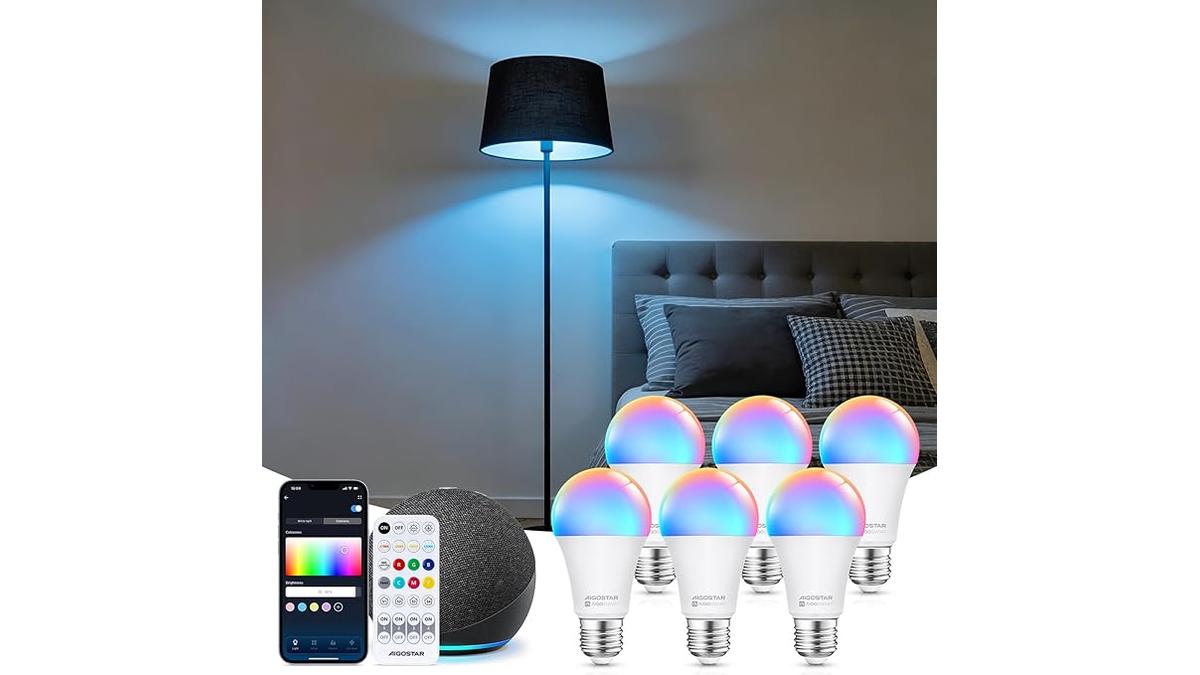 Aigostar Mesh Lampadina Smart A60 E27 12W