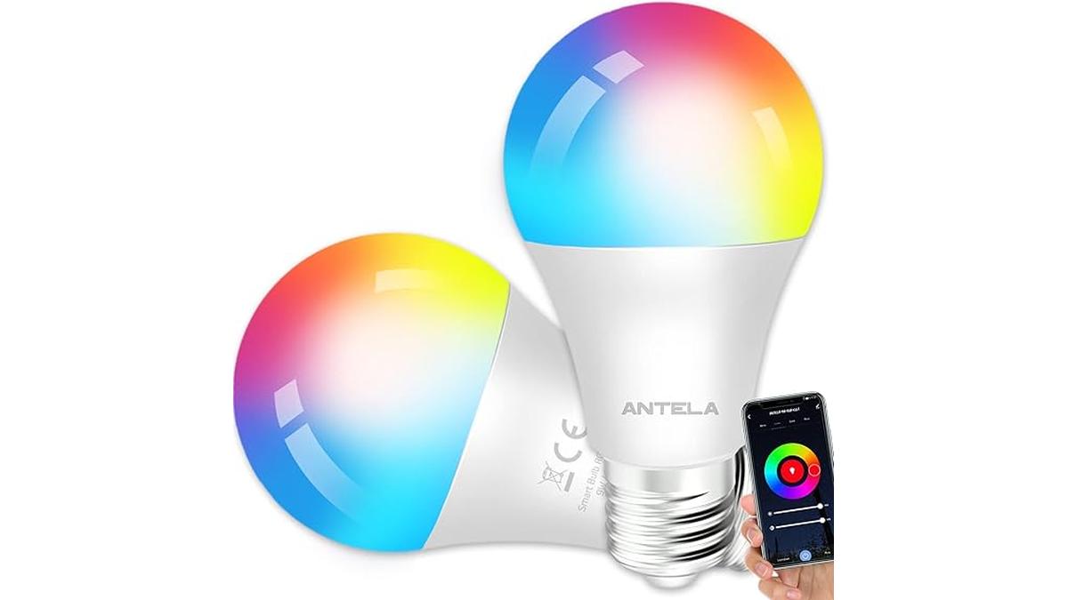 ANTELA 2 Lampadine LED Alexa WiFi E27