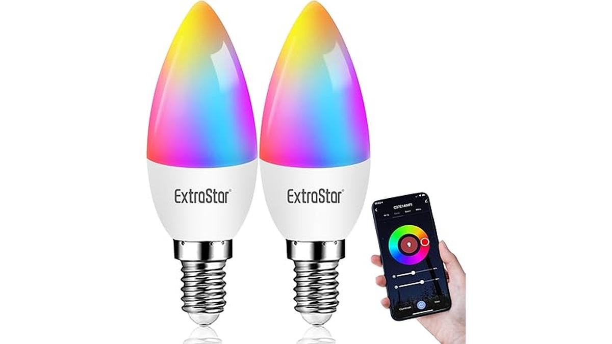 EXTRASTAR 2 Lampadine Alexa E14 Wifi