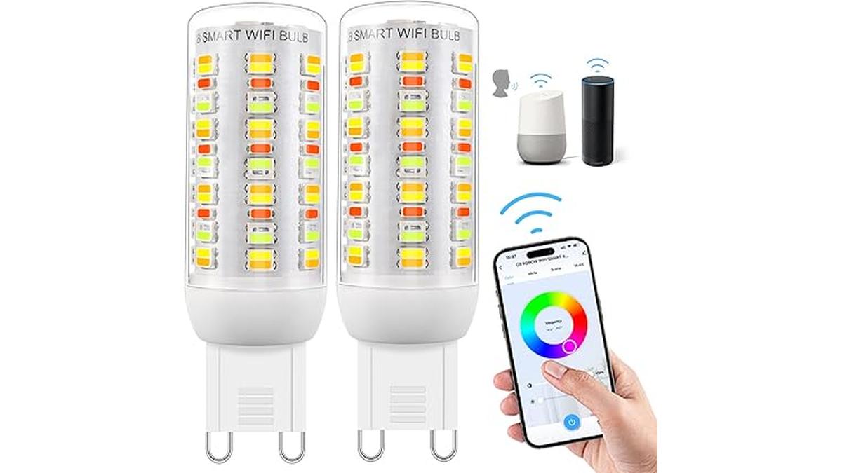 I-SHUNFA Lampadine Wi-Fi RGBCW Smart G9