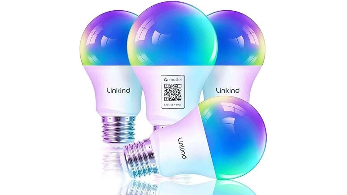 Linkind Matter Smart RGBTW 4 Lampadine E27 9W
