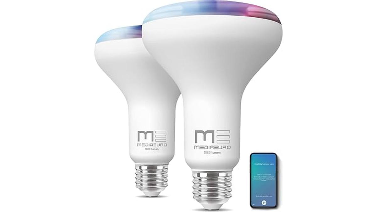 MEDIAEURO 2 Lampadine Smart WiFi E27