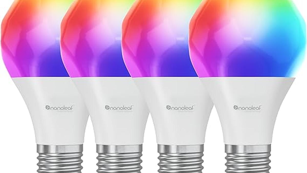 Nanoleaf 4 Lampadine Smart E27 WiFi 9W