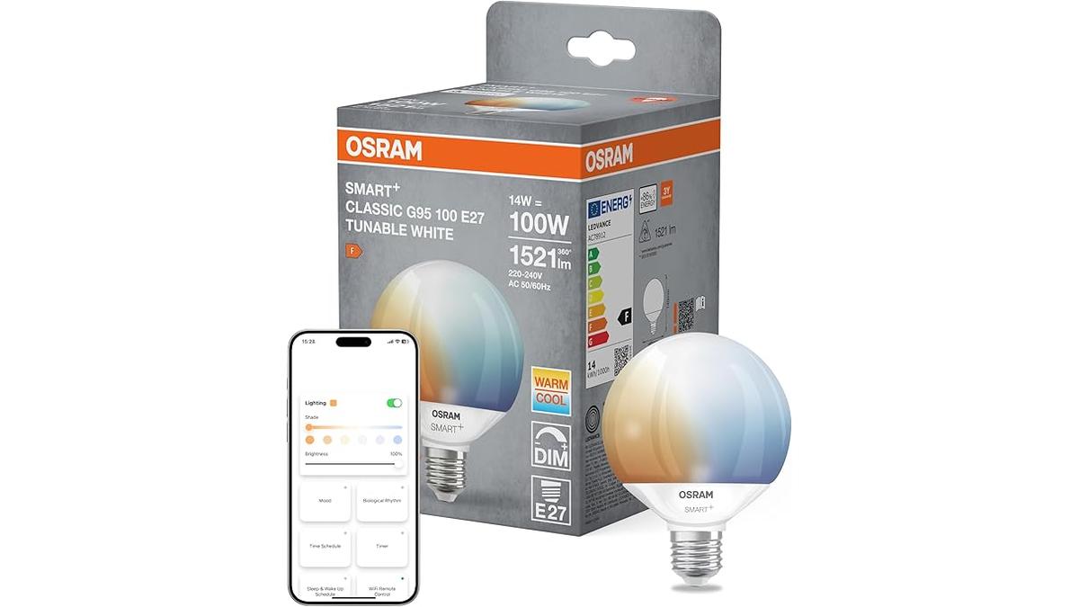 OSRAM Lampadina SMART+ Globe E27 14W