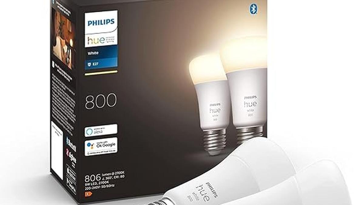 Philips Hue White 2 Lampadine Smart Bluetooh E27 9W