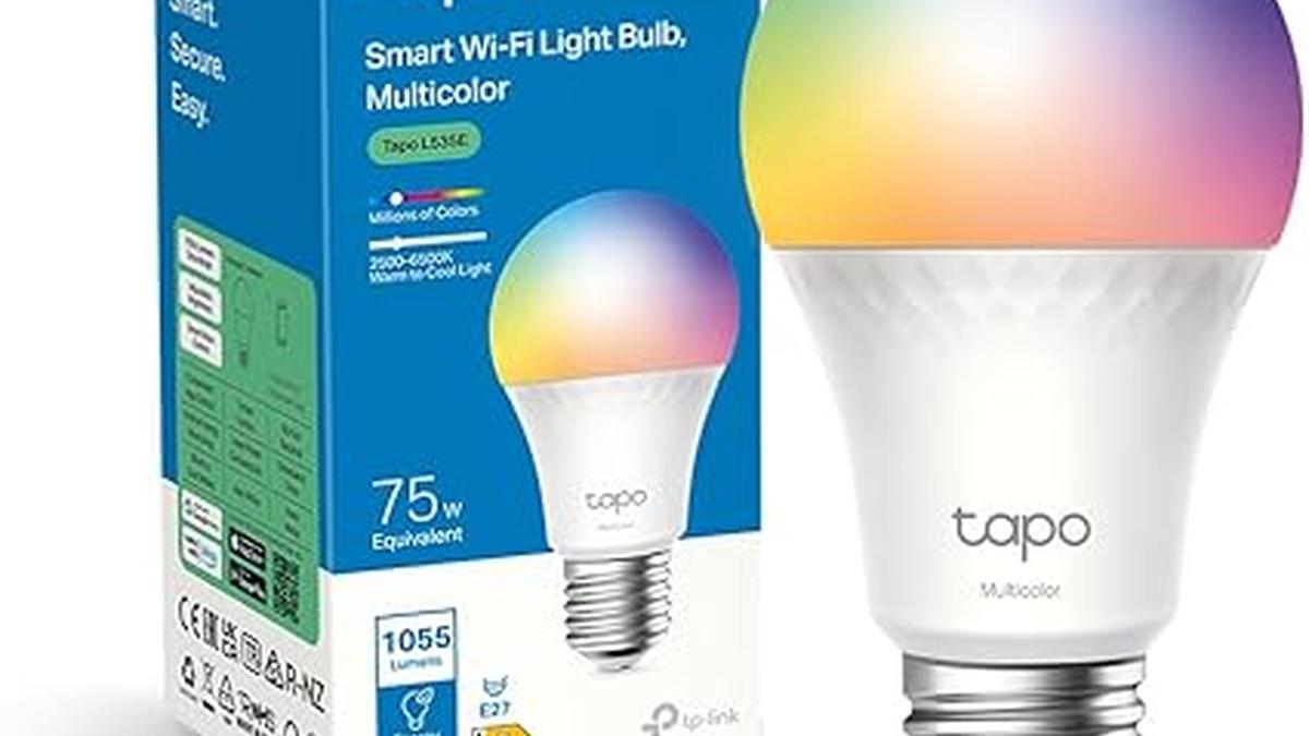 Tapo L535E Matter Lampadina WiFi Multicolore E27