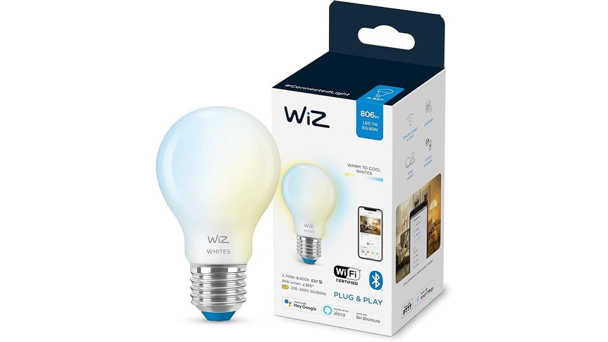 Wiz Connected Lampadina Smart E27 7W Dimmerabile