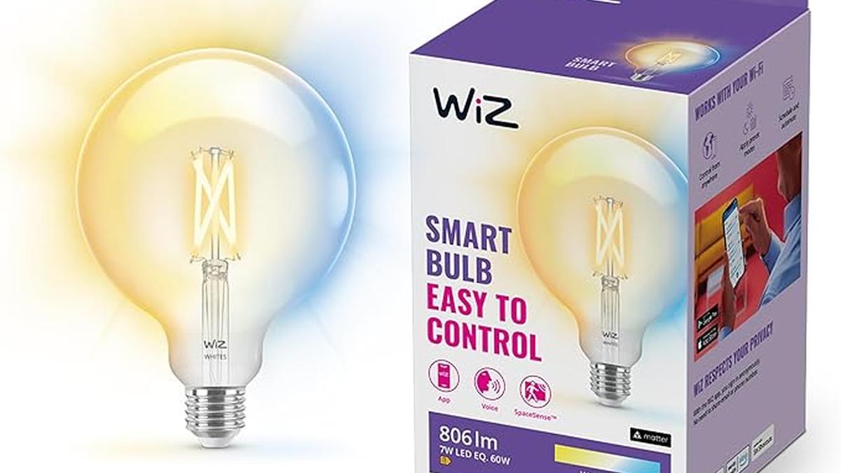 WiZ Lampadina Smart WiFi a Filamento E27