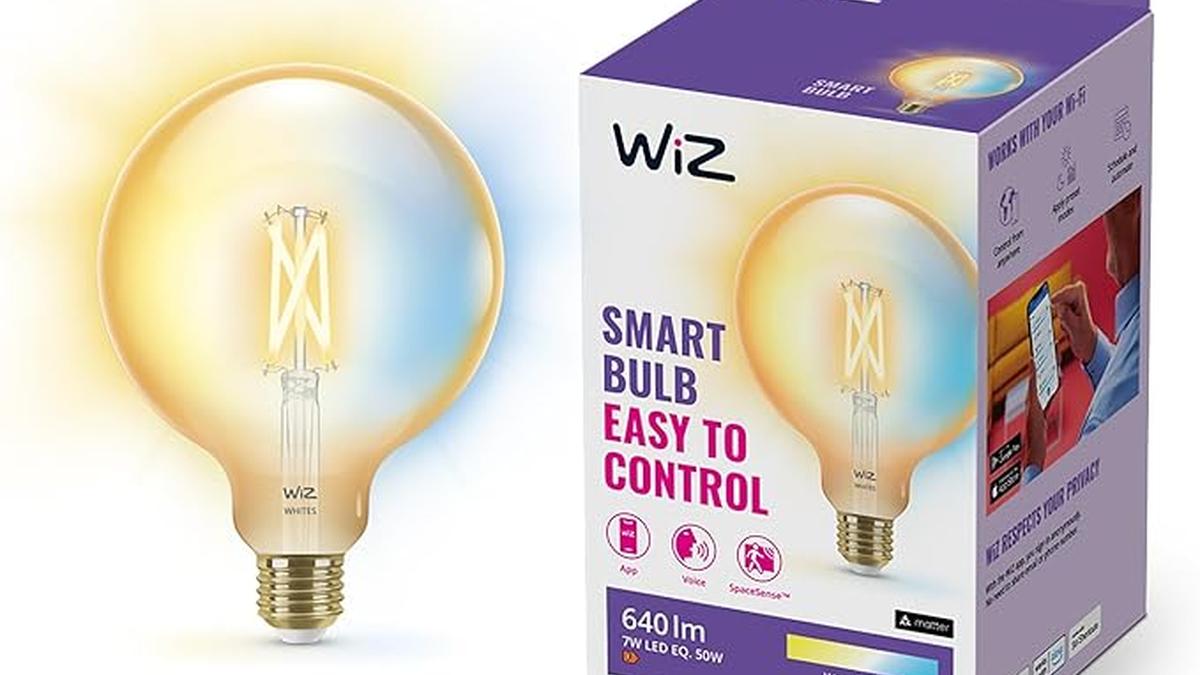 Wiz Lampadina Smart WiFi E27 6.7W Luce Bianca Dimmerabile a Filamento