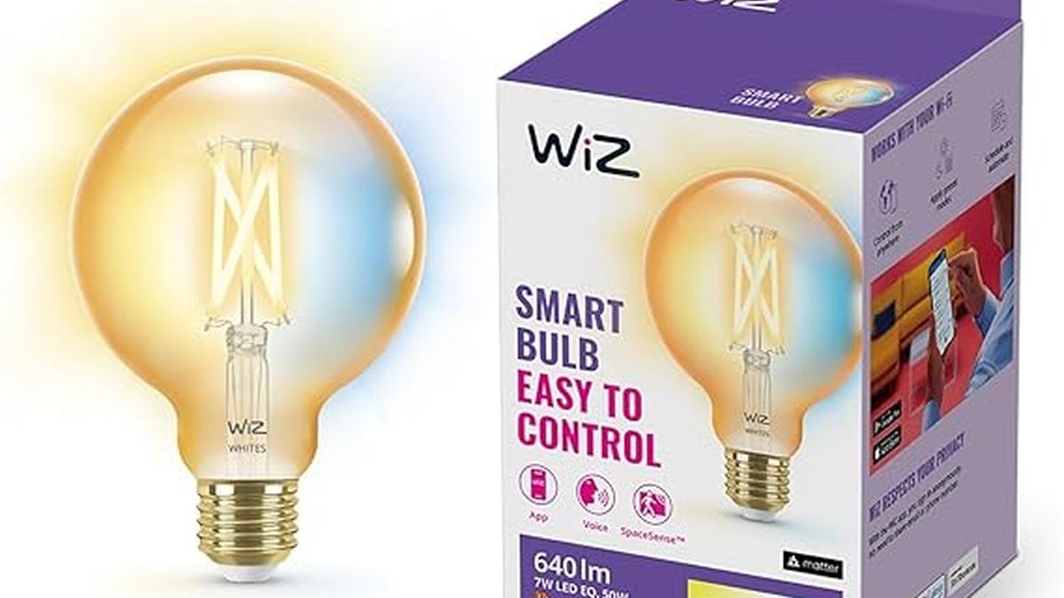 Wiz Lampadina Smart WiFi E27 7W Dimmerabile a Filamento