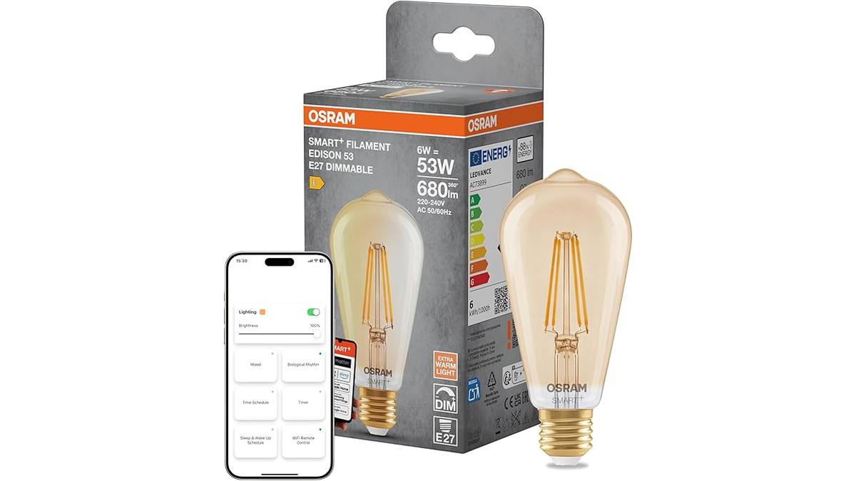 Lampada LED SMART+ OSRAM E27 Oro