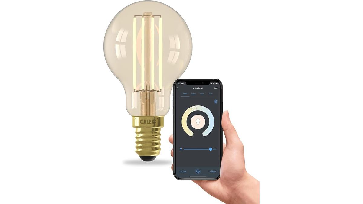 Lampadina Smart Vintage Ambra CALEX E14