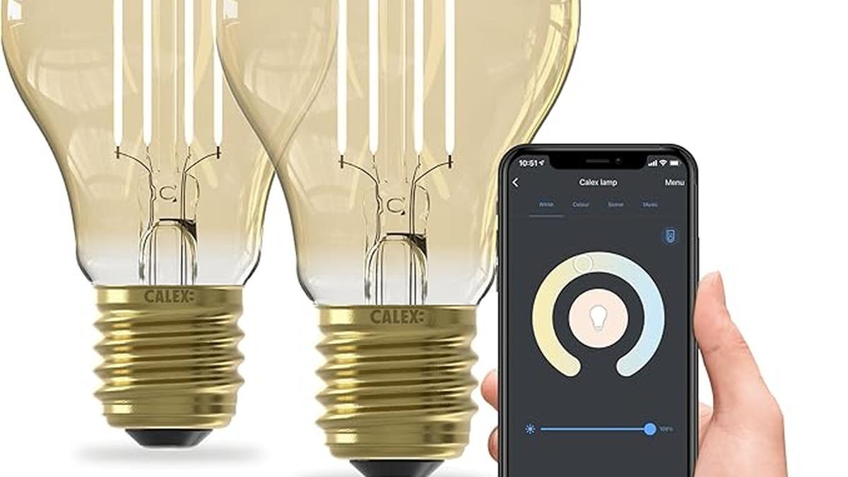 Lampadina Smart Vintage Ambra CALEX E27