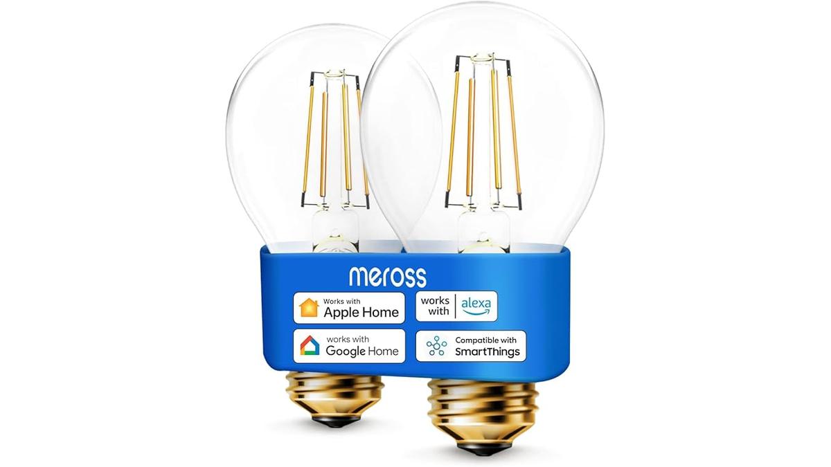 Meross Lampadine Smart Vintage Dimmerabile bianco caldo Edison E27